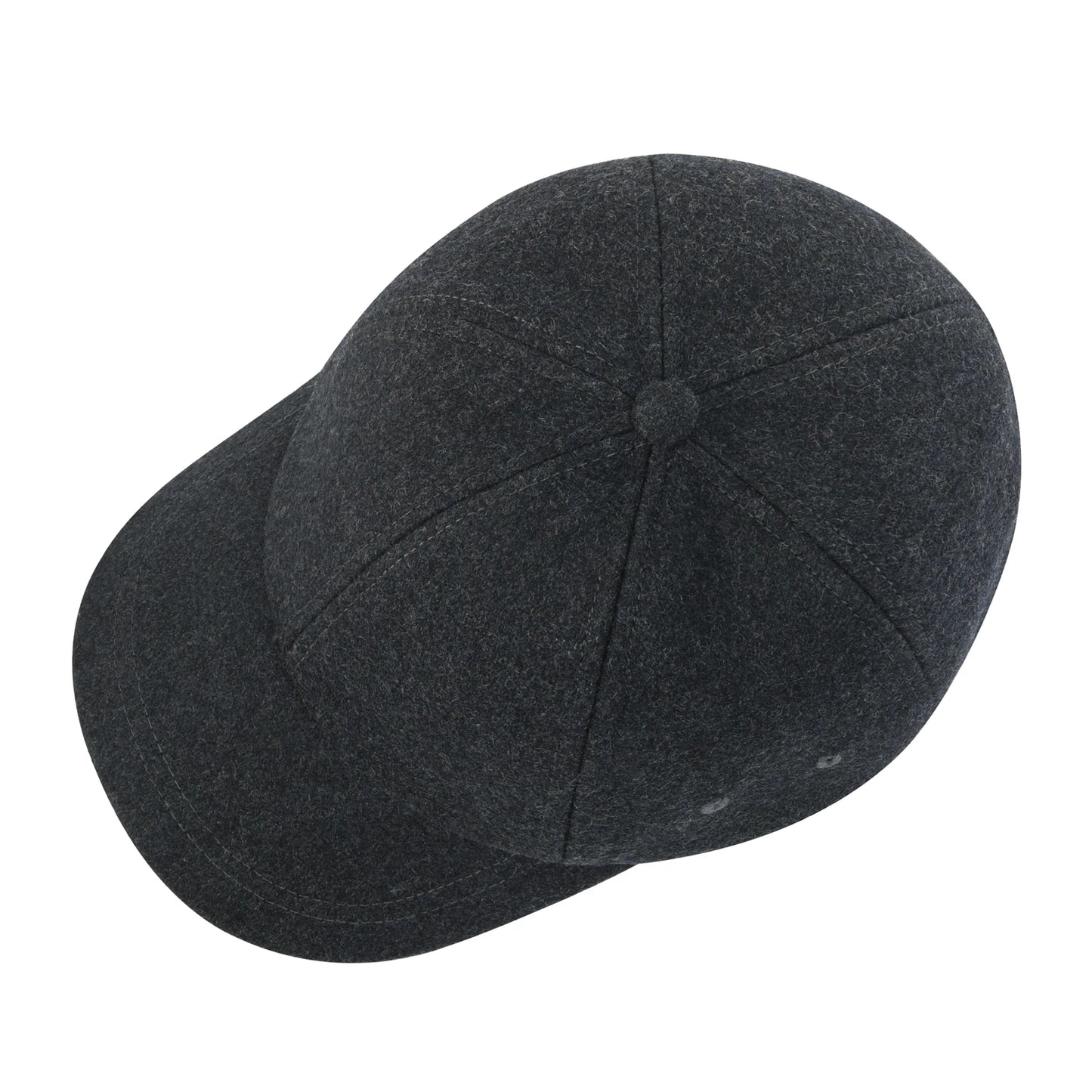 BOTVELA Men's Wool Tweed Baseball Cap Casual Style Soft Adjustable Unstructured Hat