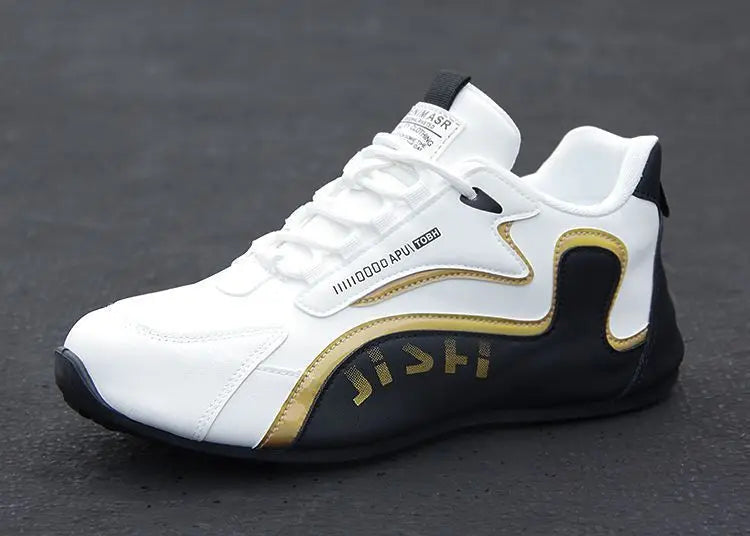 Chaussures en cuir respirantes pour hommes, baskets décontractées de voyage imperméables, chaussures de couleur unie, chimanti ald, automne, nouveau
