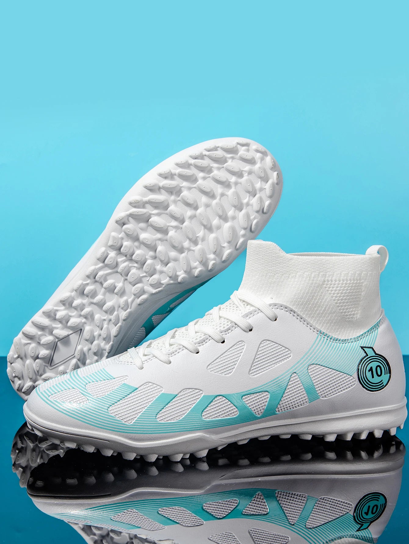 High Quality TF Football Boots Men Women PU Fabric Upper Rubber Cleats Non-slip Training Football Shoes