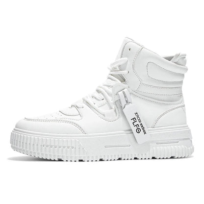 Modische Freizeit-Sneaker, High-Top-Skateboard-Schuhe, Studentenstiefel, Herren und Damen, trendig, strapazierfähig, zweifarbig, für Paare