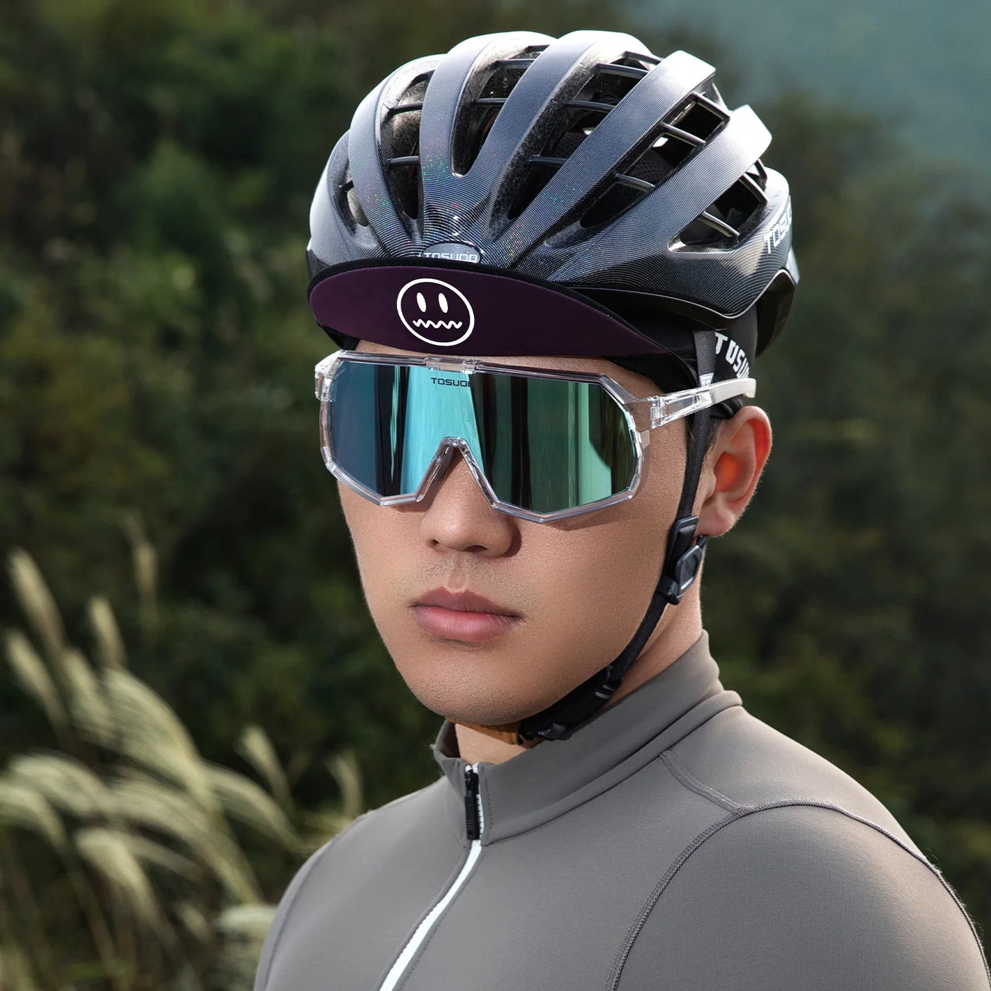 TOSUOD Cycling Cap Breathable Sun Product Quick-dry High Elastic Personality Hat Personality Unisex Outdoor Sport Accessories