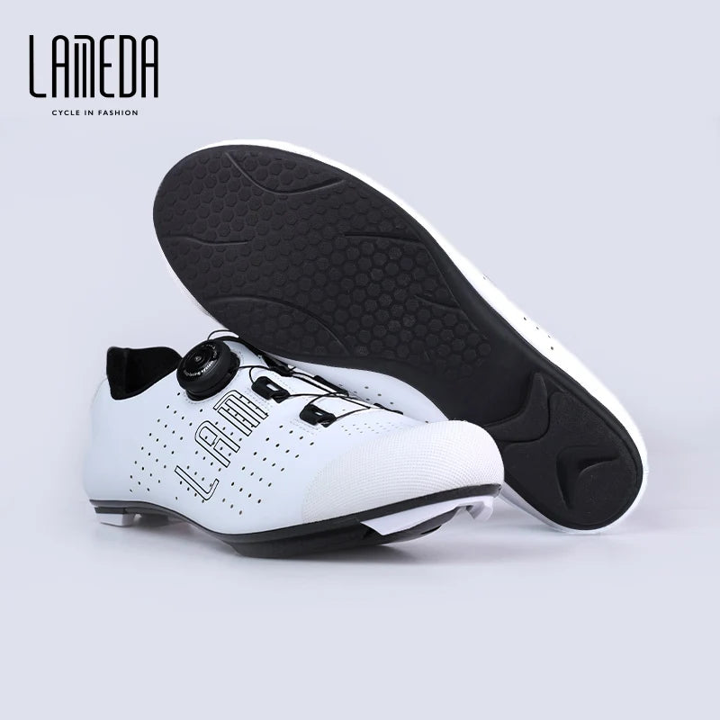 LAMEDA Pro Cycling Shoes Lock Shoes Road Bike Men and Women Hard Sole Bicycle Special Cycling Shoes MTB Bicycle Team Lock Shoes