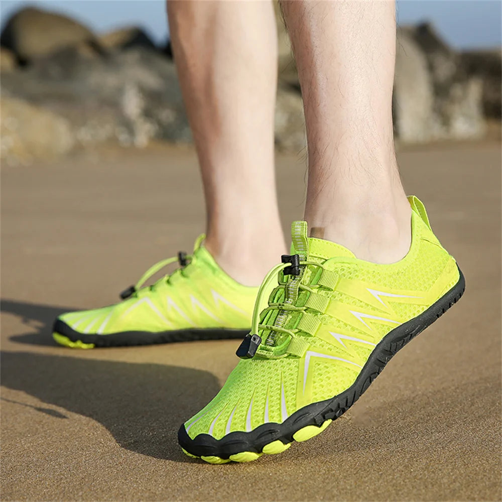 Unisex Quick Dry Water Shoes Men Women Colorful Beach Swimming Surfing Seaside Aqua Shoes Couple Barefoot Upstream Sneakers