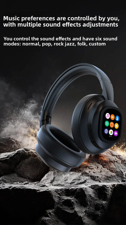 HYUNDAI X1PRO Wireless Bluetooth 6.0 AI Translation Earbuds – 100+ Languages, Touch Control LED Screen Noise Cancelling Headphones