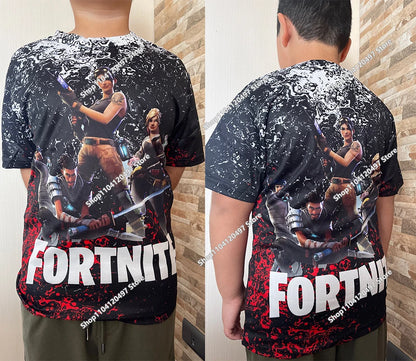 Fortnite Boys Clothes T Shirt Victory Hero Child Kids T-shirt Battle Royale 3d Girls Short Sleeve Tees Tshirt