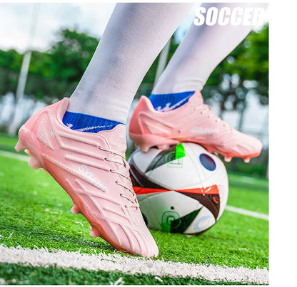 Buty piłkarskie Double Star Adult Youth AG – antypoślizgowe, wytrzymałe buty do piłki nożnej na sztuczną i naturalną trawę, przeznaczone do treningów i meczów, dla mężczyzn i kobiet