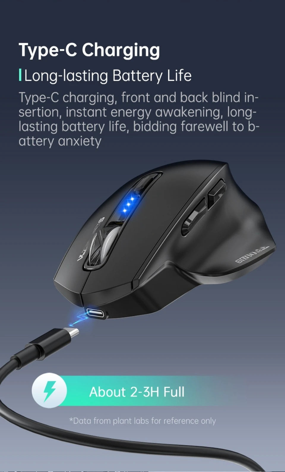USB Wired Mouse RGB Backlight Silent Ergonomic Mouse with Adjustable DPI for PC, Laptop, Office, Gaming & Home Use