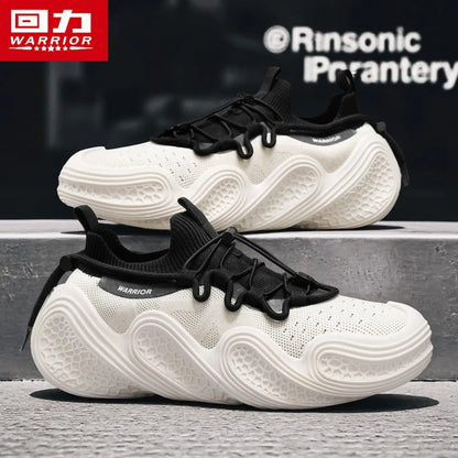Warrior Original Brand Men's Sneaker Trend Mesh Breathable Soft Design Sports Shoes Summer Walking Jogging Men Casual Shoes