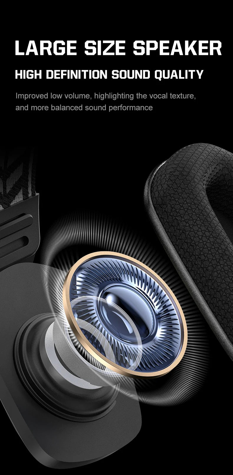 ONIKUMA GT828 Wireless Gaming Headset Bluetooth 5.3 RGB Headphones with Mic, Noise Cancelling, 4-Mode Connection for PC, PS5 & Laptop