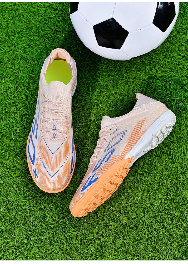 New Men Soccer Shoes Match Football Boots Sneakers Non-Slip Grass Cleats High-quality Futsal Indoor Hot-selling High-top Outdoor