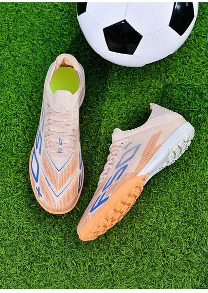 New Men Soccer Shoes Match Football Boots Sneakers Non-Slip Grass Cleats High-quality Futsal Indoor Hot-selling High-top Outdoor