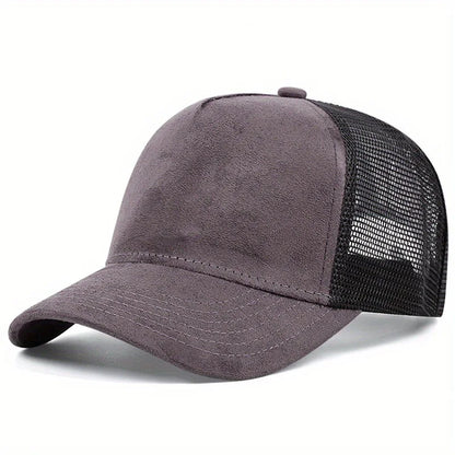 Unisex Mesh Baseball Cap for Men Outdoor Ports Adjustable Trucker Caps Fashion Curved Dad Cap Men Women Casual Breathable Sunhat