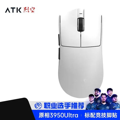 ATK X1 Series Wireless Gaming Mouse Bluetooth 8K Ultra Lightweight 49g FPS Mouse with PAW3950 Sensor, Tri-Mode Custom Gamer Mouse