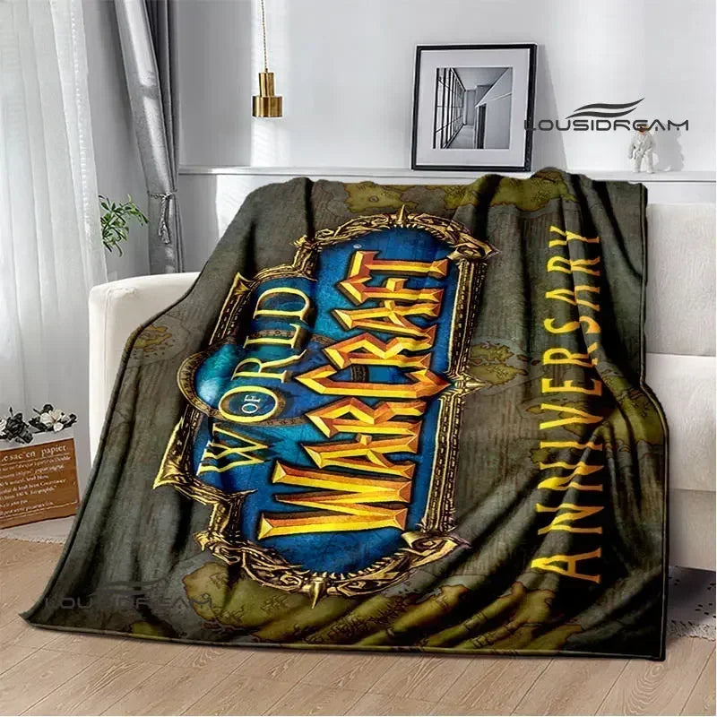 Game World of Warcraft Printed Blanket Picnic blanket Warm Flannel blankets Home bed linings blankets for beds Birthday Gift