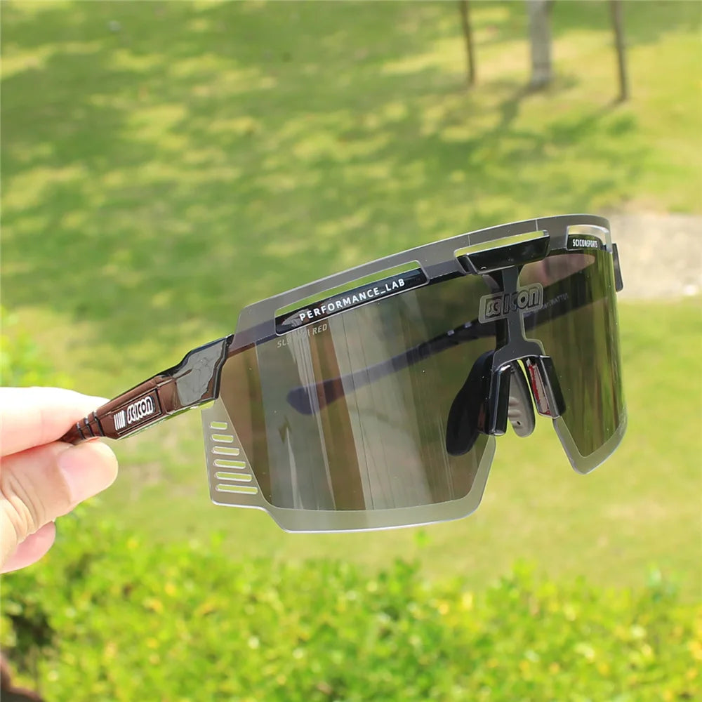 Scicon Cycling Glasses Outdoor Sports Sunglasses Men MTB Bicycle Photochromic Goggles Women Road Mountain Bike Eyewear Eyeglass