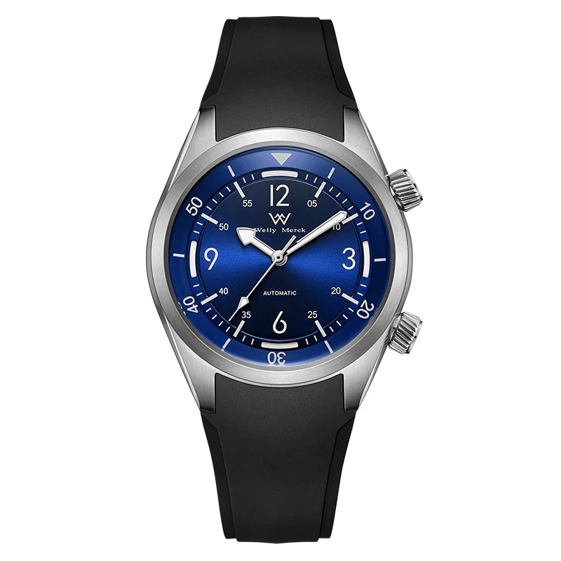 WM Watch Automatic Mechanical Watches Water Resistant Classic Casual Business Man Watch Welly Merck WM089M