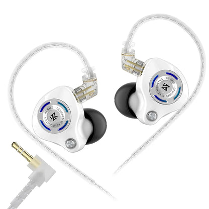 KZ Gale Gaming IEM Earphones – HiFi Super-Linear Driver In-Ear Monitor with Detachable Silver-Plated 2-Pin Cable