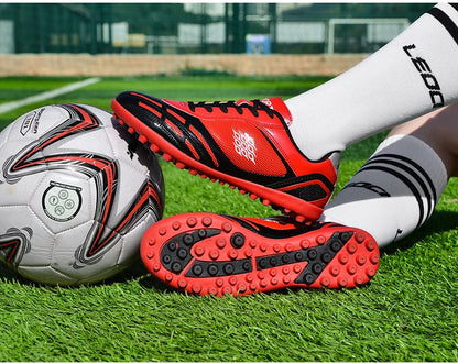 Soccer Shoes Men Turf Football Boots Fashion Firm Ground Studs Anti-Slip Boy Sneakers Original Outdoor Field Training Trainers