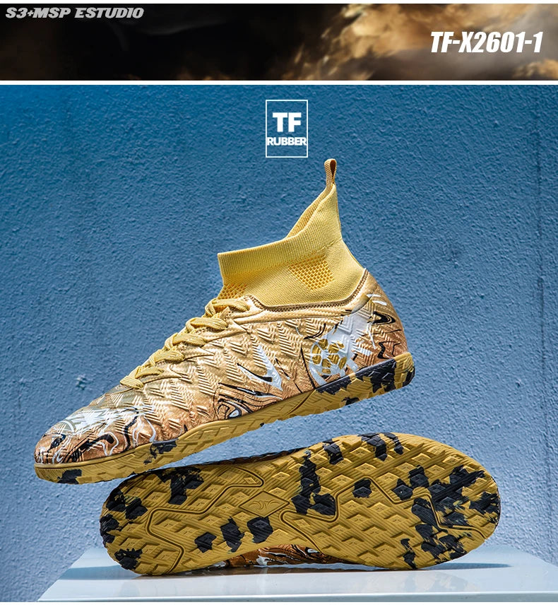New Men Professional Soccer Shoes Non-slip Football Boots Unisex Breathable Futsal Sports New Cleats Drop Shipping Ultralight