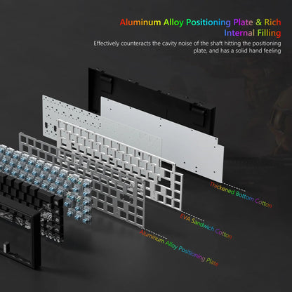 Womier M68 HE Rapid Trigger Keyboard Hall Effect Gamer Keyboard Wired RGB Custom Mechanical Keyboard with Magnetic Switch for PC