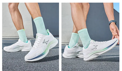 XTEP Running Shoes Men's 2025 Summer Mesh Breathable Comfortable Wear-Resistant Sports Shoes Commuting Casual Shoes 875319110025