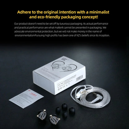 Auriculares intraaurales híbridos KZ ZS12 PRO 2 – Auriculares gaming con cable, graves HiFi y drivers superlineales