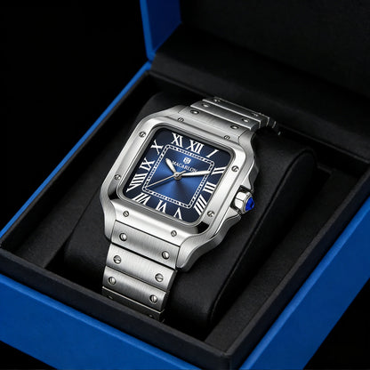 2026 New MACARLON Design 38mm Mechanical Watch Men Sapphire Glass Luminous Stainless Steel Waterproof China NH35 Automatic Watch