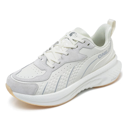 ONEMIX Scarpe da corsa invernali da allenamento per uomo Scarpe sportive in pelle calde e resistenti all’usura Scarpe da jogging da donna Scarpe da passeggio