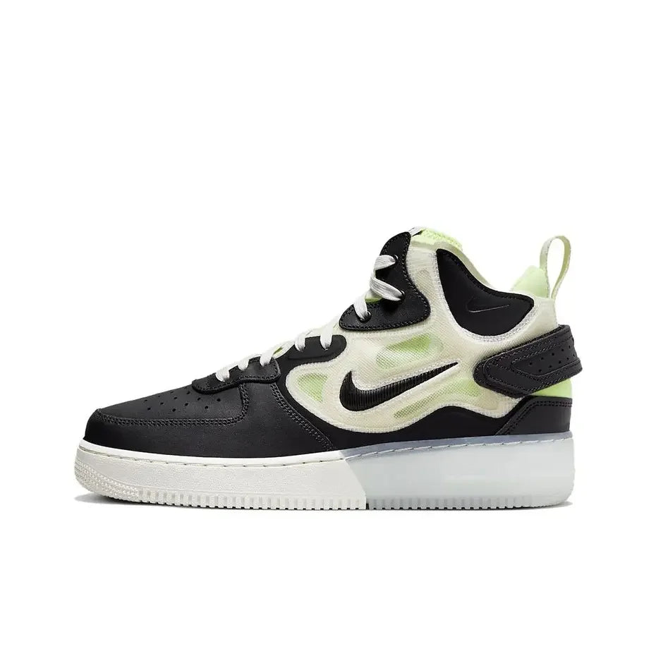 Zapatillas unisex Nike Air Force 1 Mid: sujeción clásica en el tobillo y comodidad acolchada para un uso versátil durante todo el día DD9625-100