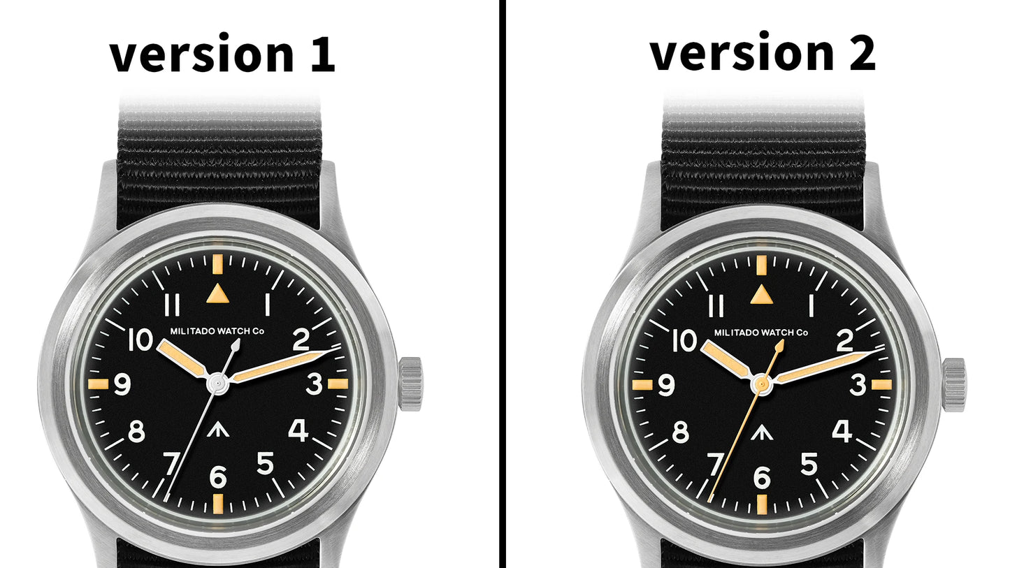 Militado ML14 36mm Watch VH31 Sweep Second Quartz Movement Watch Sapphire Crystal Super Luminous BGW9 C3 100m Waterproof Watches