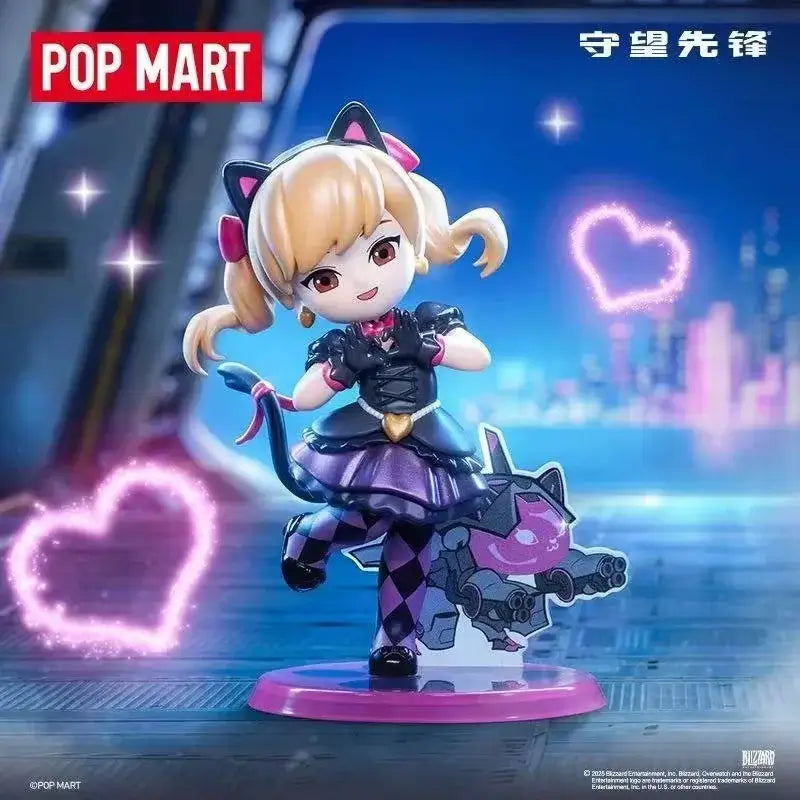 POP MART Genuína Overwatch Play Of The Game Series Blind Box — Figuras colecionáveis em PVC, ornamentos de secretária e modelos de brinquedo para fãs