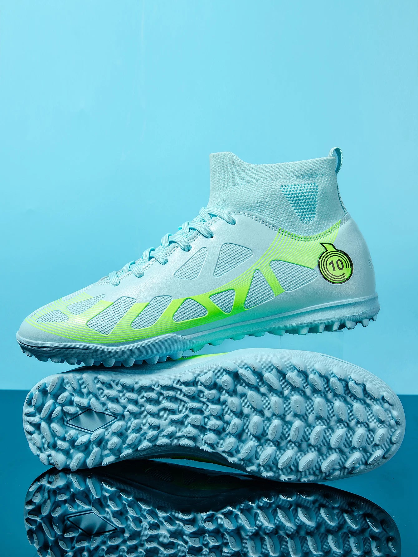 High Quality TF Football Boots Men Women PU Fabric Upper Rubber Cleats Non-slip Training Football Shoes