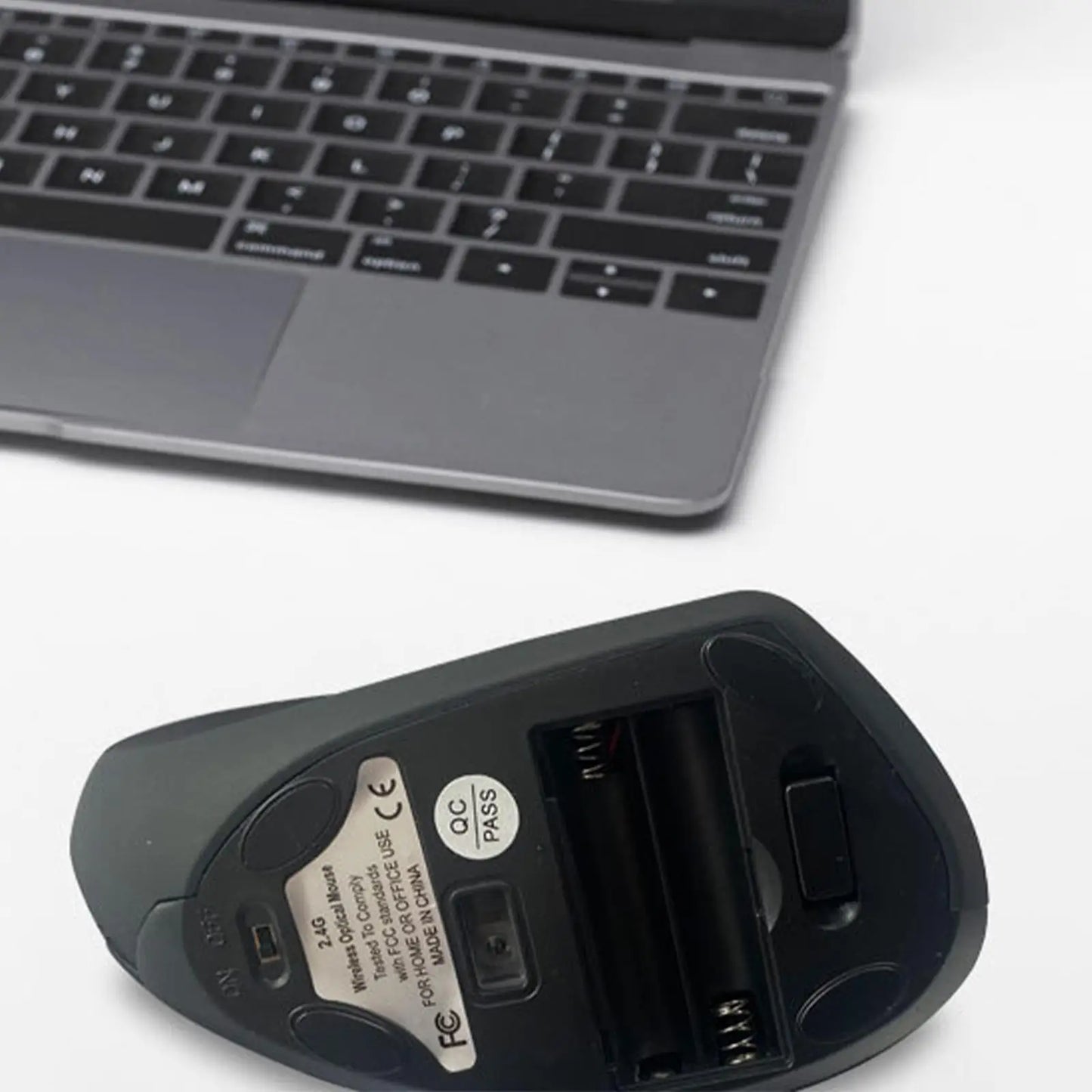 2.4G bezdrôtová vertikálna herná myš, ergonomická, 1600DPI, pre PC, notebook, kanceláriu, mini herná myš