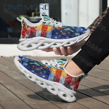 Amerikanische 250er-Serie zum Unabhängigkeitstag – Freizeit-Schuhe für Jungen und Mädchen – Personalisiert – Exklusives Design mit amerikanischer Flagge – Coole Sportschuhe für Kinder – Auf Lager