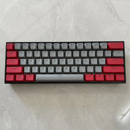 106 Keys Grey Red Keycaps PBT Specials Keycap Backlit Two-Color Key Caps For MX Switch 61/87104 Mechanical Keyboard