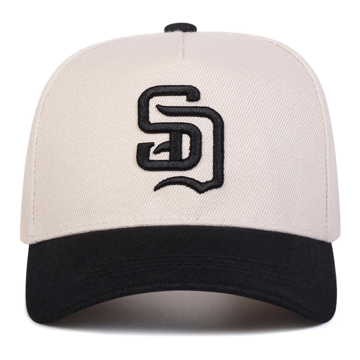 Unisex SD Letter Embroidery Baseball Caps Adjustable Casual Hats Spring and Autumn Outdoor Sunscreen Hat