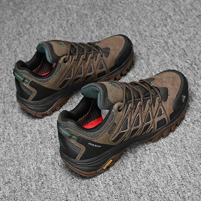 HIKEUP Fashion Outdoor Shoes Hiking Men's Sports Casual Mountain Trekking Boots Camping Sneakers for Men Non-slip Wear-resistant