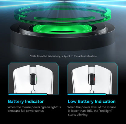 Attack Shark R1 Ασύρματο Ποντίκι Bluetooth Gaming, Viral Ποντίκι με Κριτικές από Influencers, Αισθητήρας PAW3311, Ρυθμός Απόκρισης 1000Hz