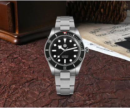 San Martin 40mm NH35 Automatic Men Diving Watch 20ATM Waterproof BB58 Sapphire Wristwatch BGW-9 C3 Luminous Reloj SN0008C/D