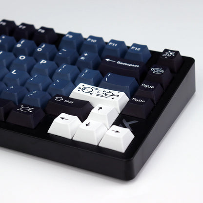 KBDiy Clone GMK Galaxy Keycap PBT Retro Keycaps For aula 60 Mechanical Keyboard Gamer Split Space Cherry Profile Alice Key Cap