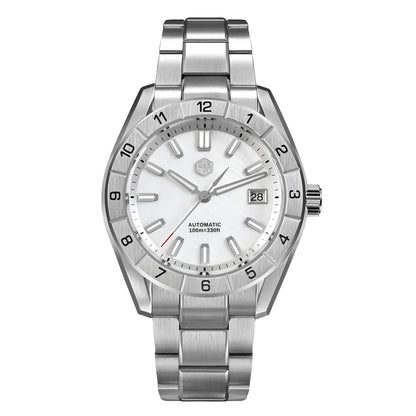 San Martin New 42mm Peacock Gemstone Dial NH35 Luxury Men Watch Automatic Mechanical Sapphire 100M Waterproof Luminous SN0130
