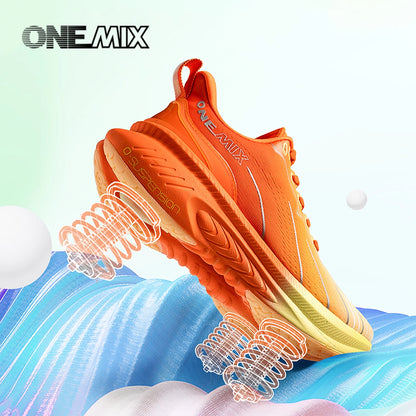 ONEMIX Neue Laufschuhe mit Top-Dämpfung für Herren – Sportschuhe für Training und Outdoor – rutschfeste, strapazierfähige Sneaker für Herren