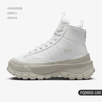 Oficiální dámské jednoduché polokožené tenisky Nike Blazer Roam Mid FQ9065-100