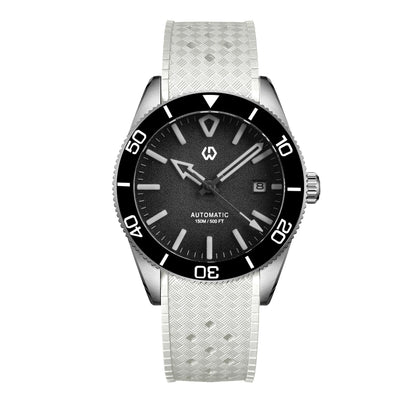 Upgraded Model Men's Automatic Watch Mechanical 3D Dimensional Luminous Watch Needle Ceramic Bezel 150 Meters Waterproof Diving