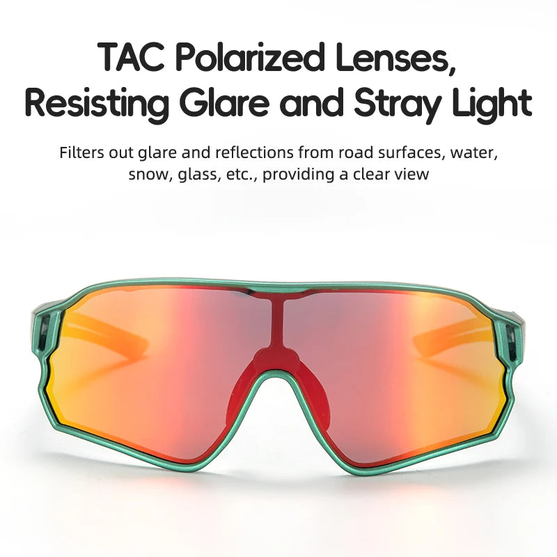 ROCKBROS Kids Polarized Photochromic Cycling Glasses UV400 Protection Outdoor Sports Sunglasses Child MTB Bicycle Eyewear