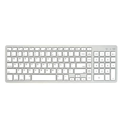 Teclado inalámbrico de doble modo Bluetooth 5.0 y 2,4 GHz, recargable, con 102 teclas; teclado inalámbrico multidispositivo para MacBook, ordenador portátil, tableta y PC