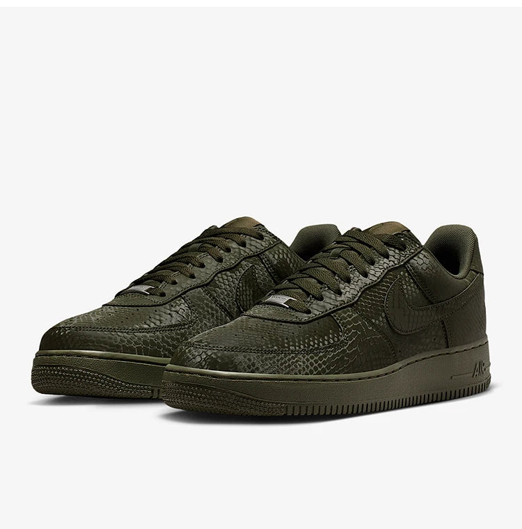 Nike Authentic Autumn Style Men's Snake Skin Pattern Low-Top Wear-Resistant Sneakers IB0018-301