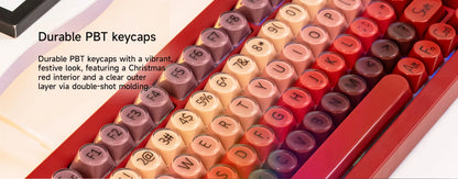 AKKO 5075 X Veekos K75 Gaming-Mechanische Tastatur 75% RGB 3/5-Pin Hot-Swap Kabelgebundene anpassbare Tastatur mit Drehregler und Gasket-Mount