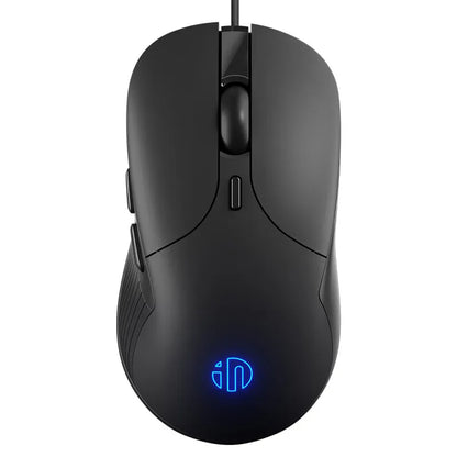INPHIC B2 trådbunden USB-mus, tyst kontors- och gamingmus för PC och bärbara datorer