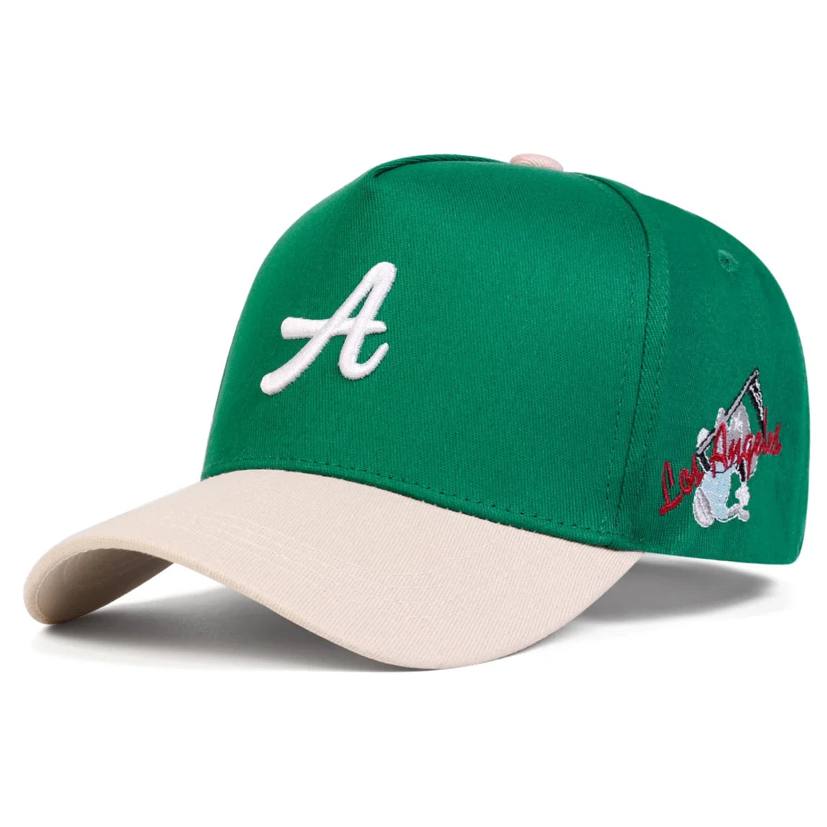 Unisex A Letter Side Los Angeles Embroidery Baseball Caps Spring Autumn Outdoor Adjustable Casual Hats Sunscreen Hat Sports Cap